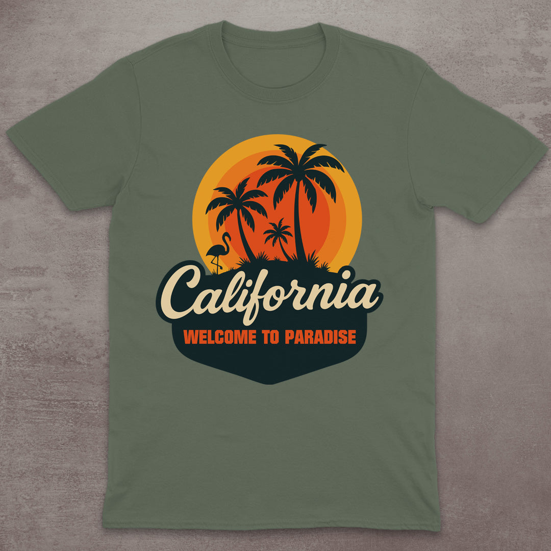 California Welcome to Paradise T-Shirt