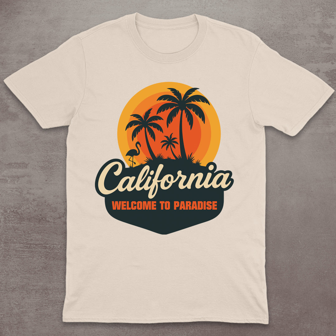 California Welcome to Paradise T-Shirt