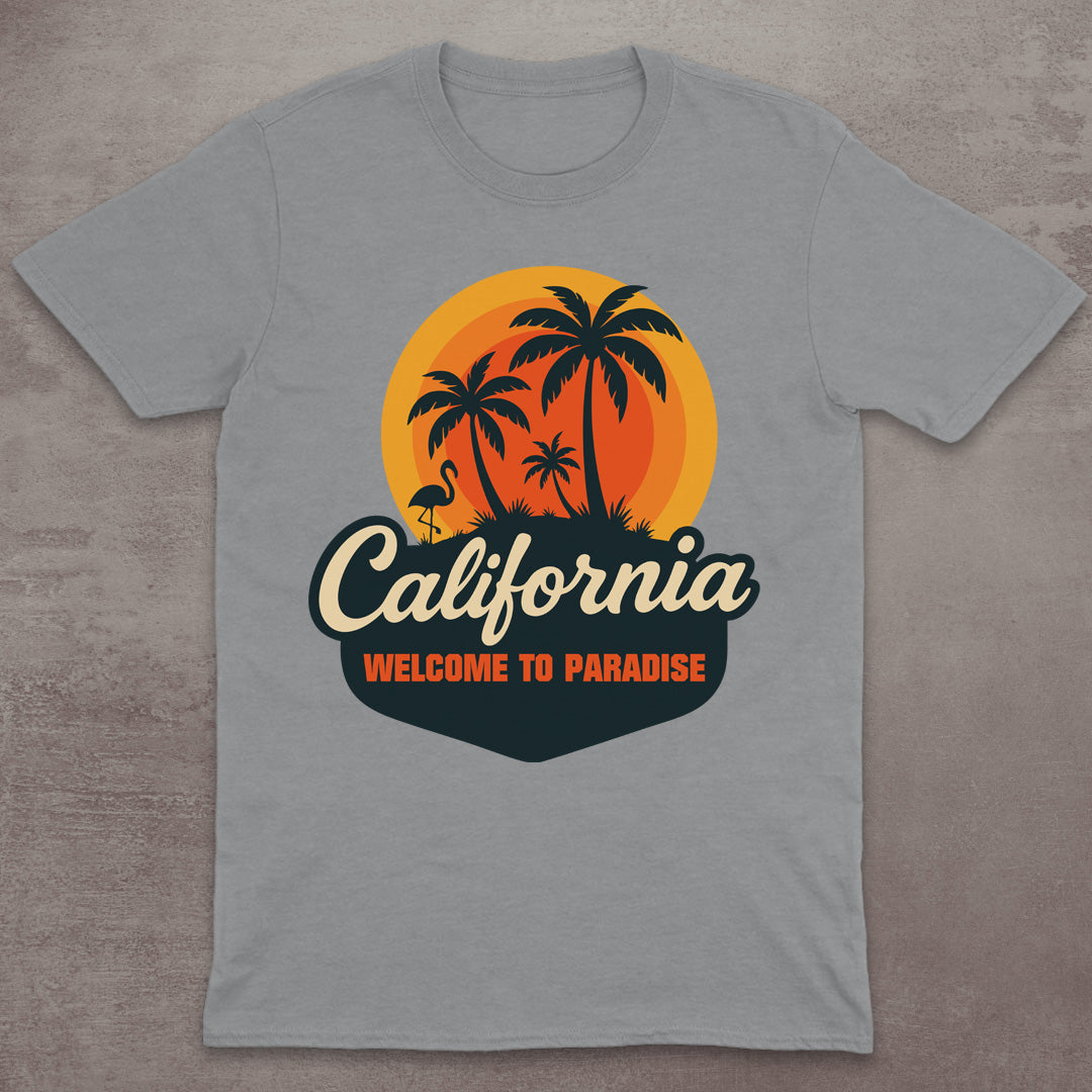California Welcome to Paradise T-Shirt