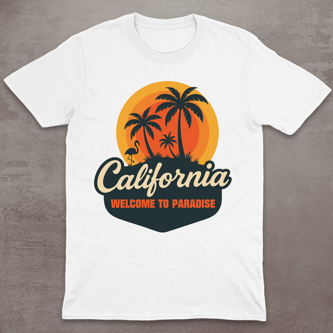 California Welcome to Paradise T-Shirt