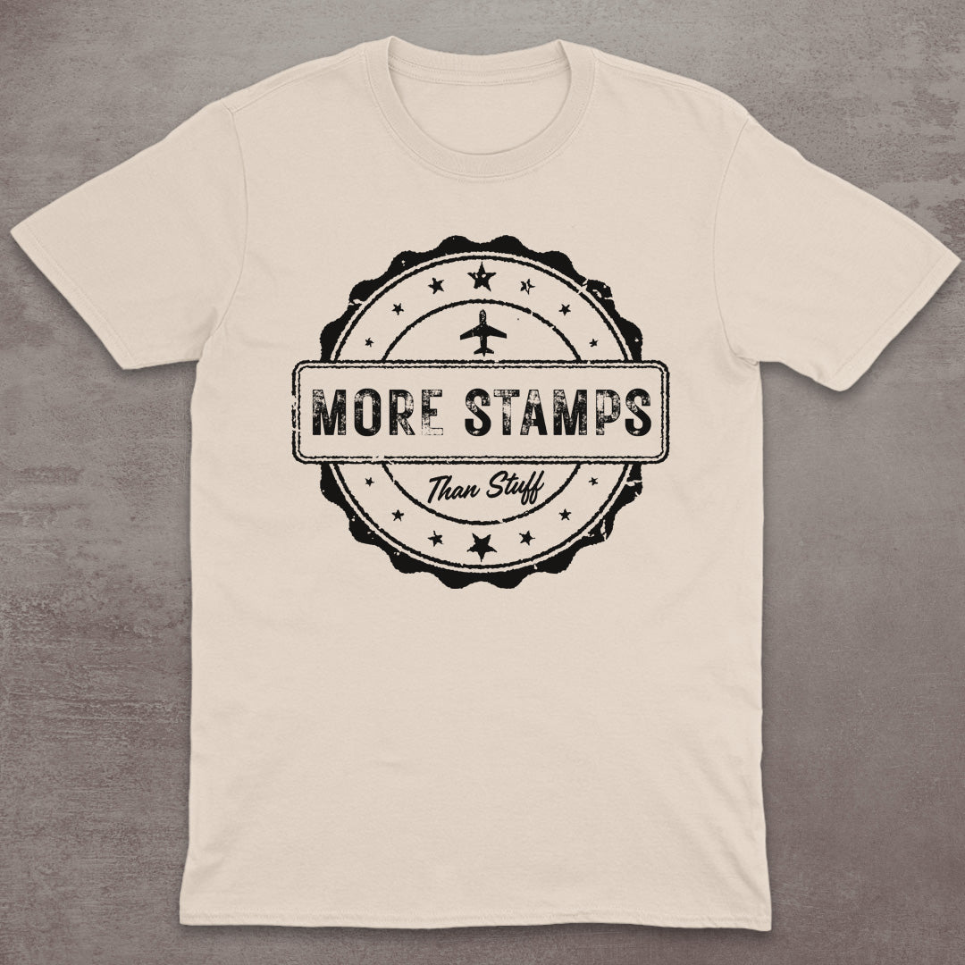 More Stamps Than Stuff T-Shirt