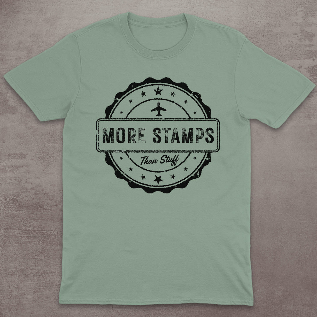 More Stamps Than Stuff T-Shirt