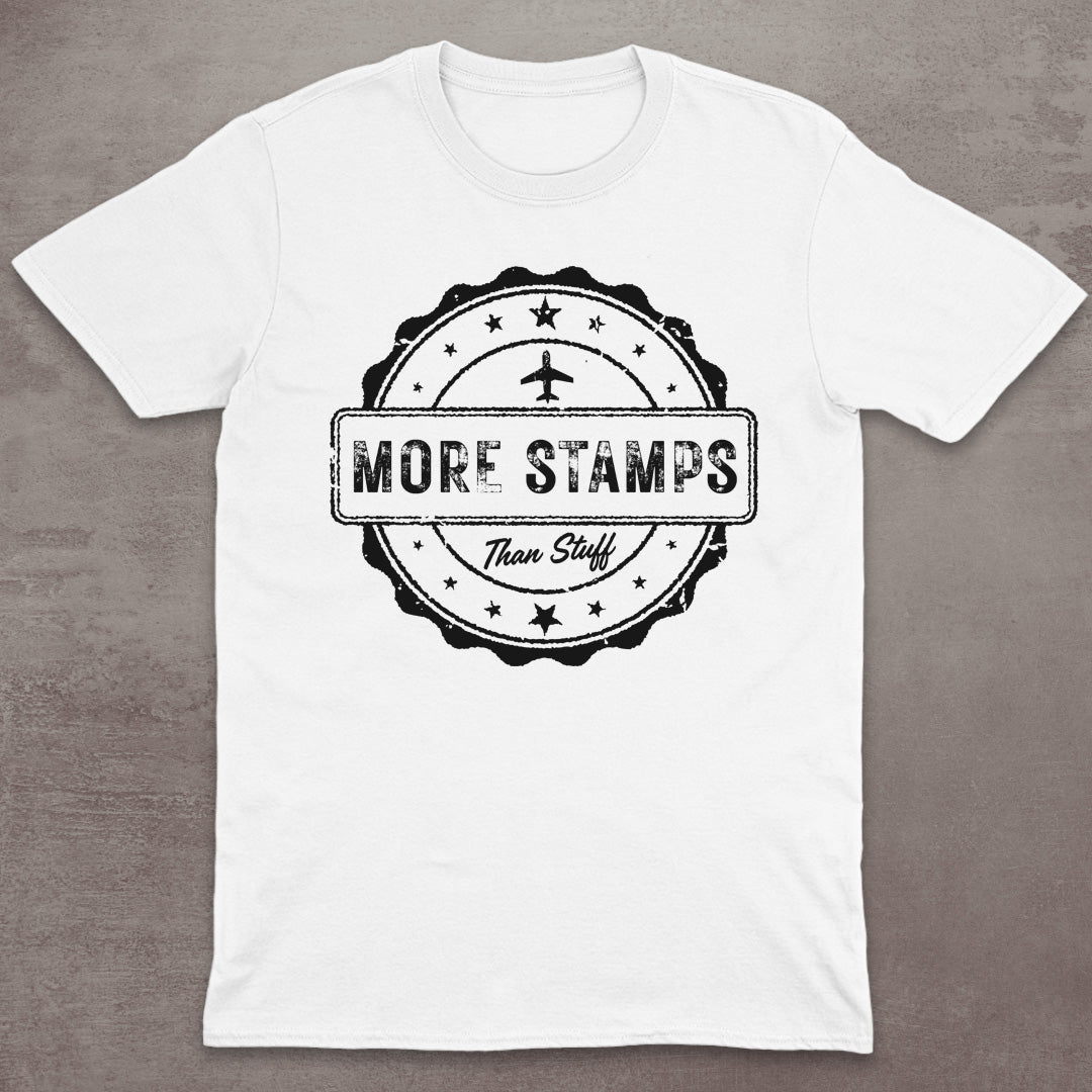 More Stamps Than Stuff T-Shirt