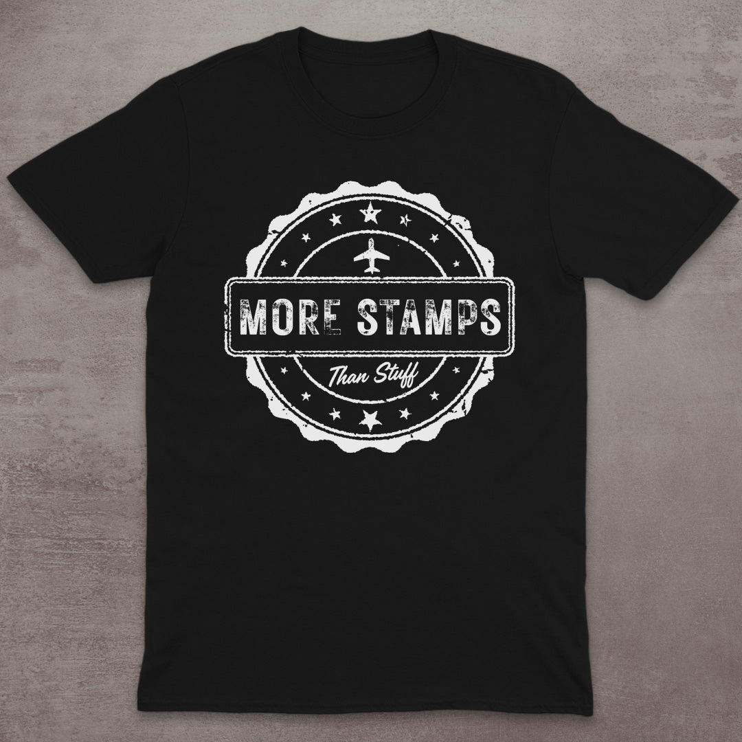 More Stamps Than Stuff T-Shirt