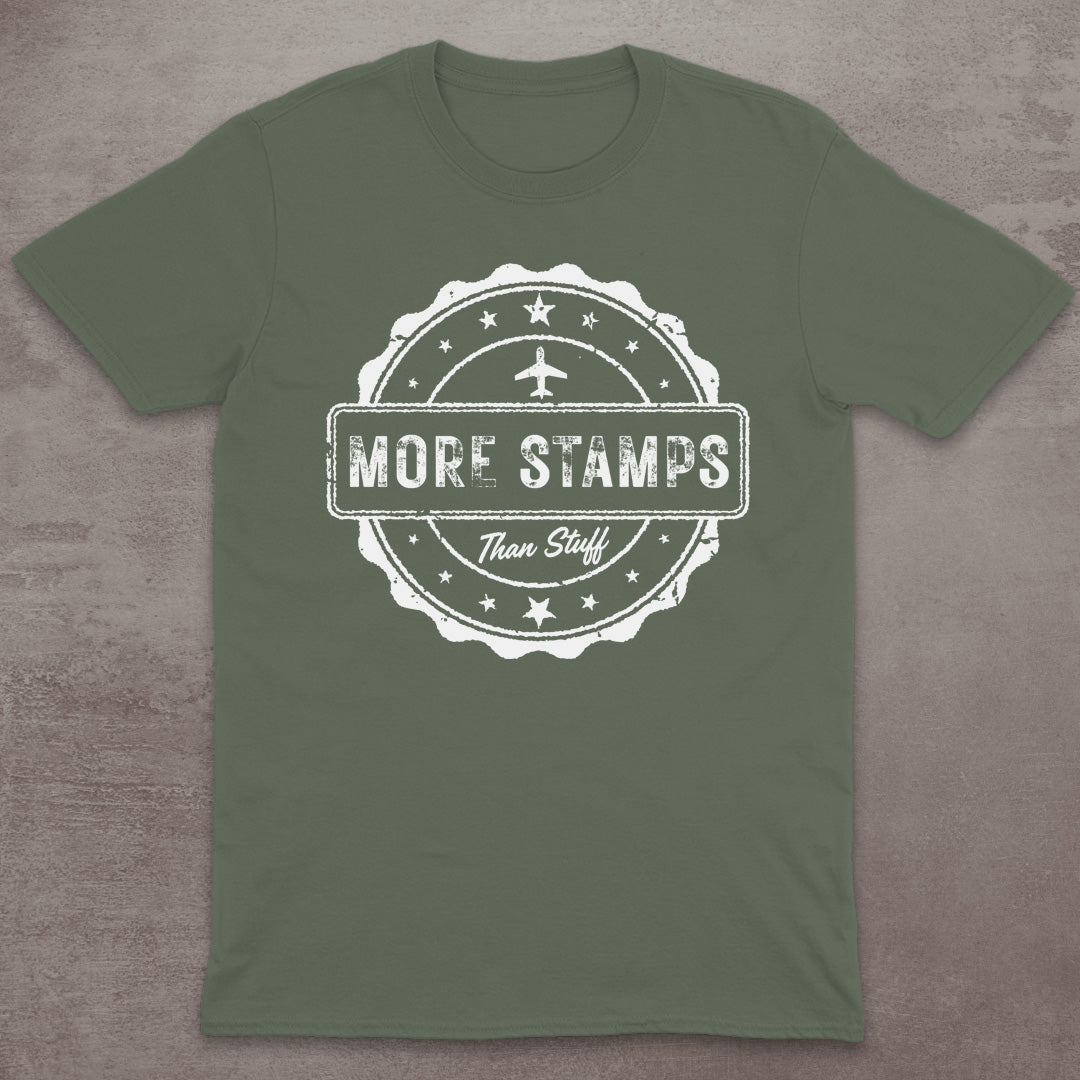 More Stamps Than Stuff T-Shirt