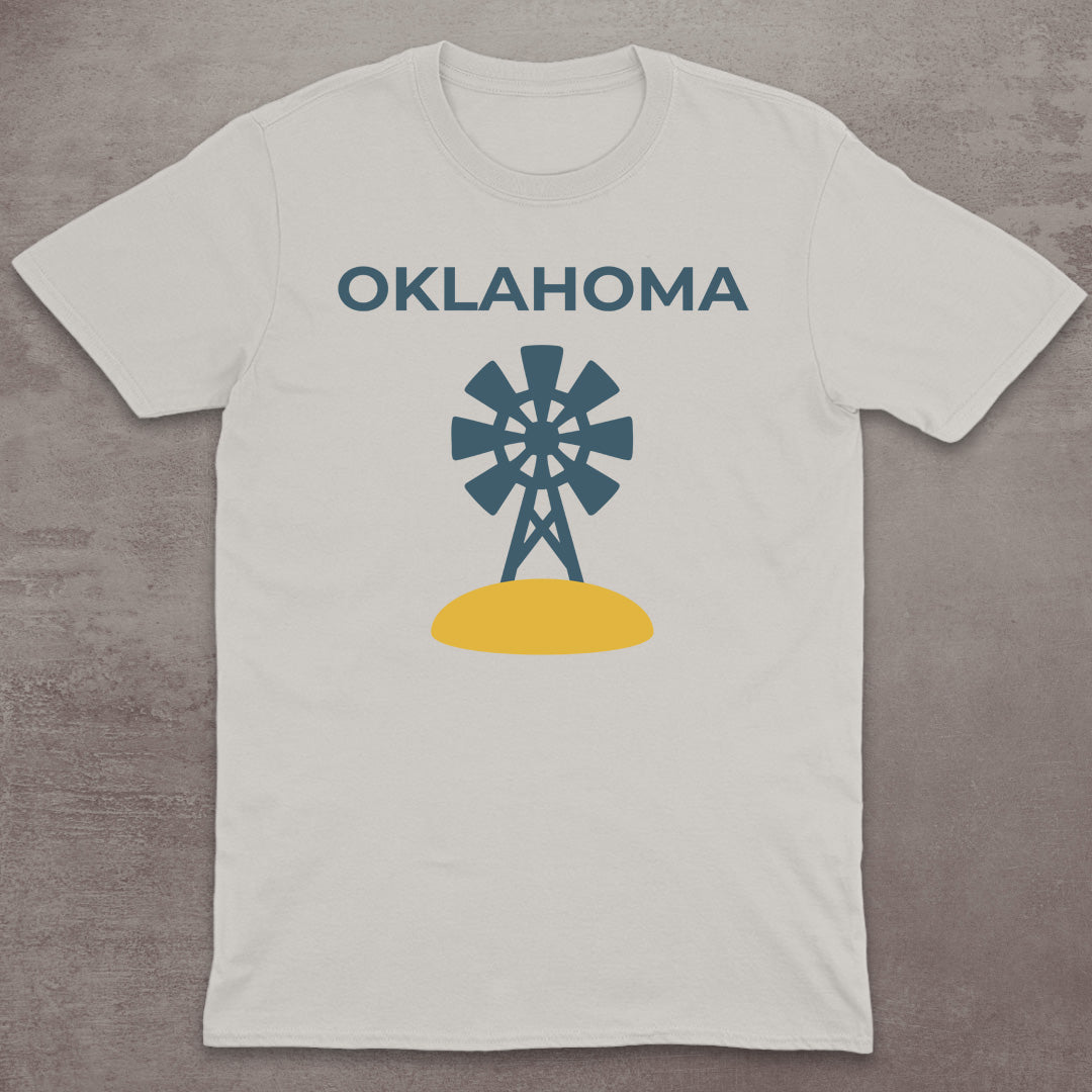 Oklahoma Plains Windmill T-Shirt