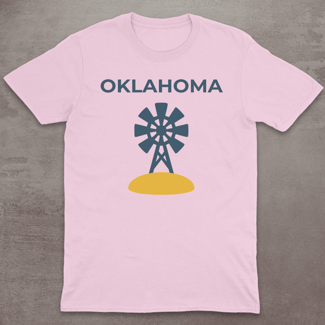 Oklahoma Plains Windmill T-Shirt