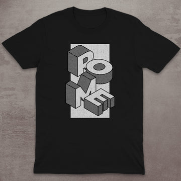 Rome Isometric Typography T-Shirt