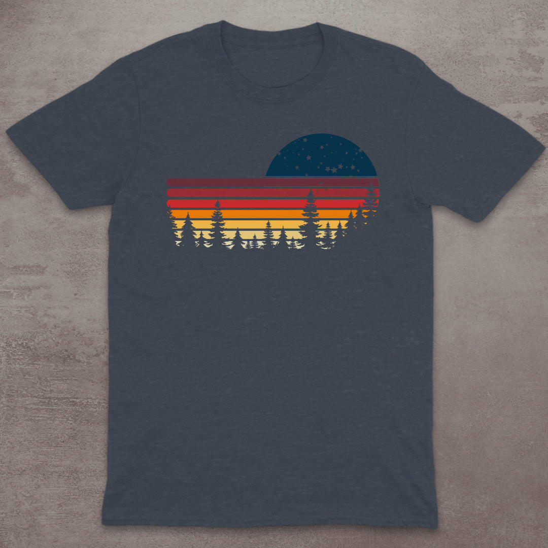 Retro Forest Nights T-Shirt