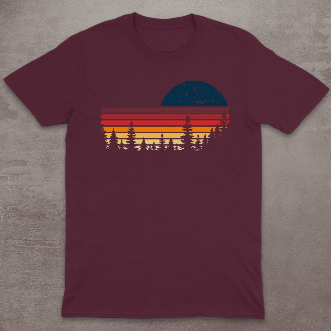 Retro Forest Nights T-Shirt