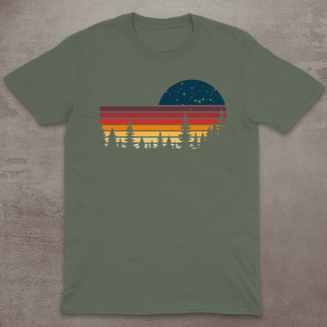 Retro Forest Nights T-Shirt