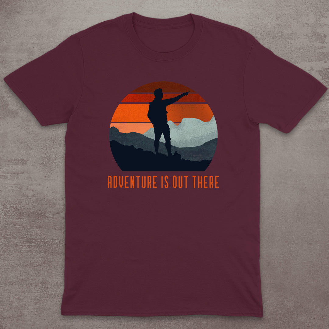Adventure Is Out There Sunset T-Shirt