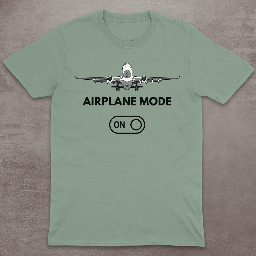 Airplane Mode On T-Shirt