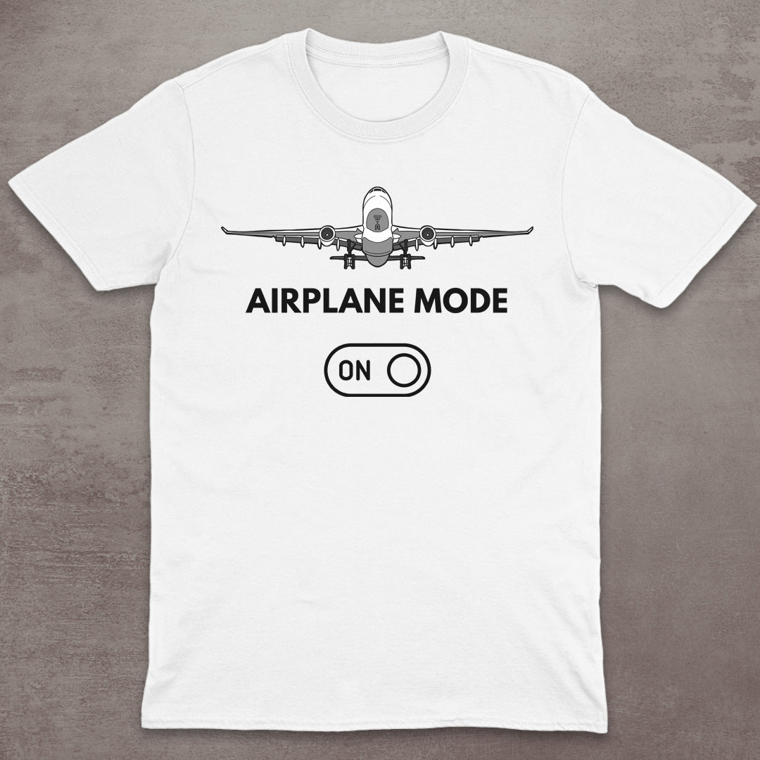 Airplane Mode On T-Shirt