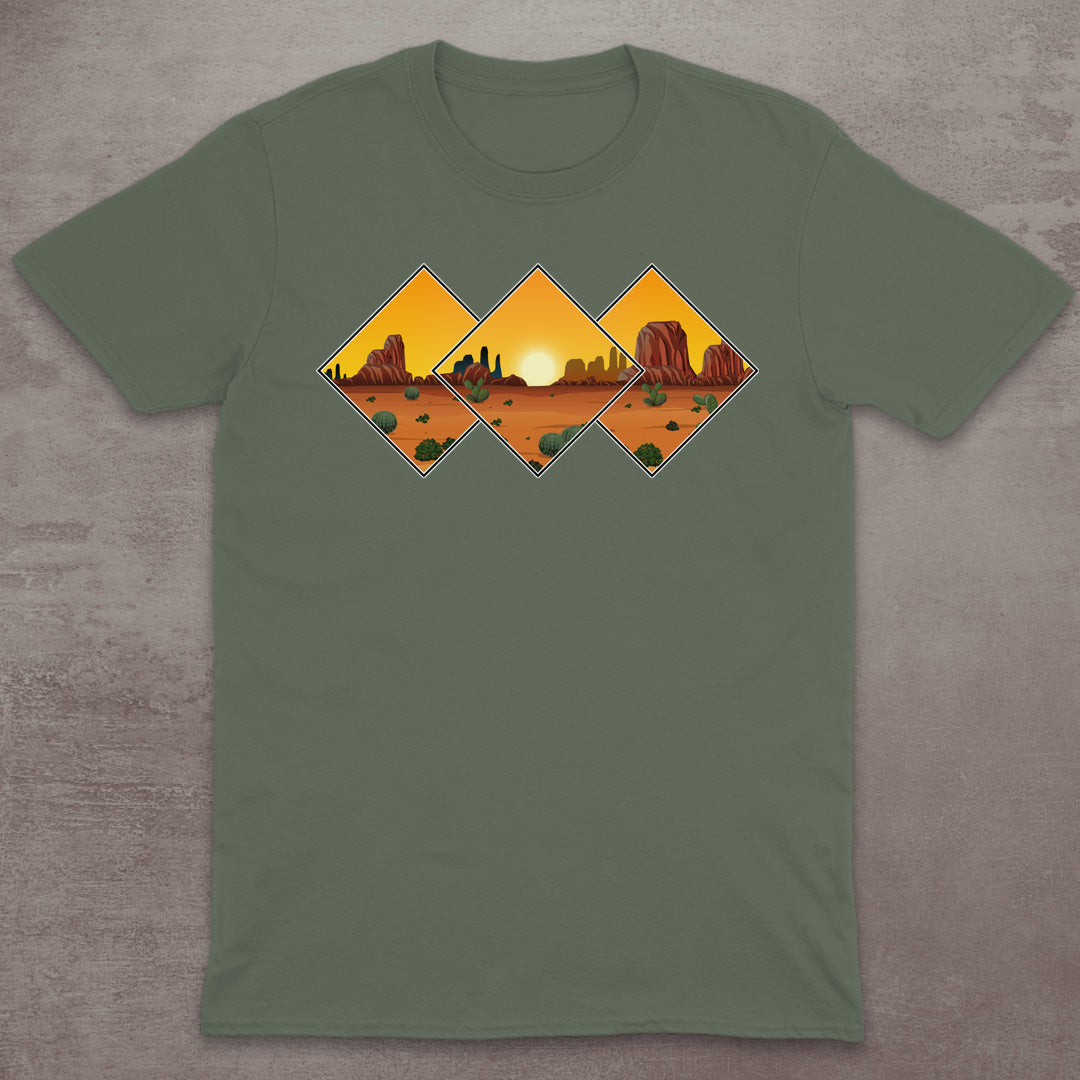 Desert Sunset Vista T-Shirt