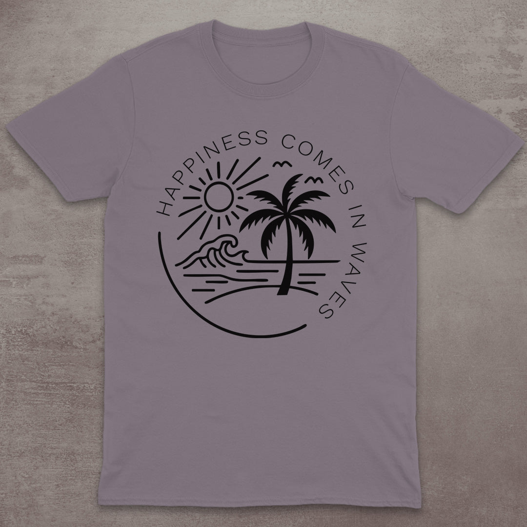 Happiness Comes in Waves T-Shirt