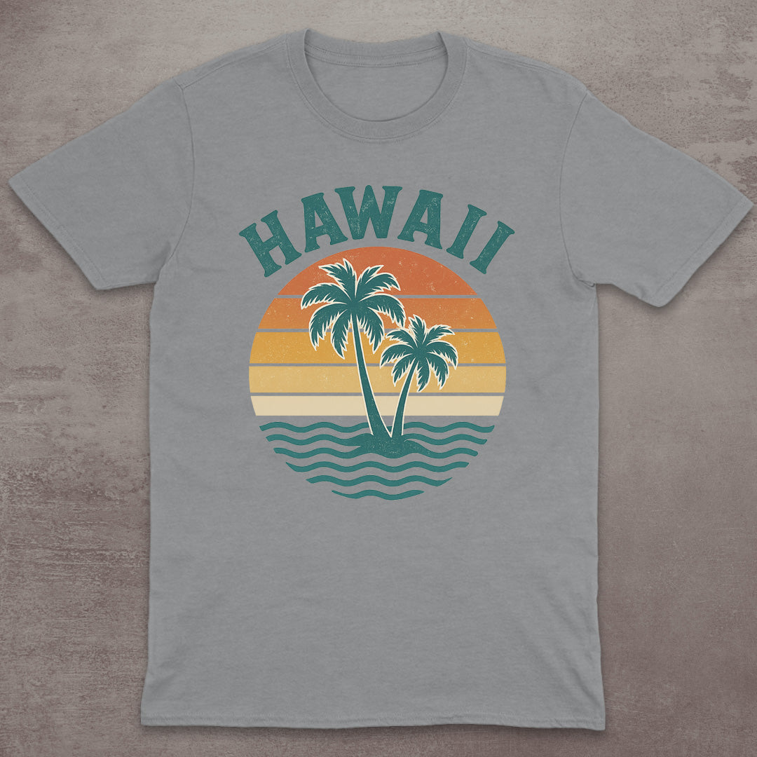 Hawaii Retro Sunset T-Shirt