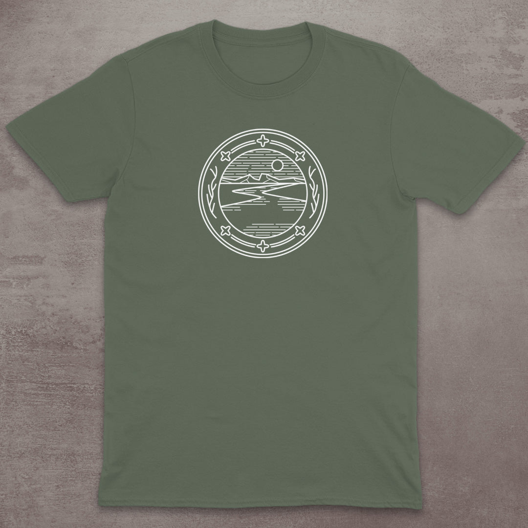 Wilderness Emblem Scenic T-Shirt