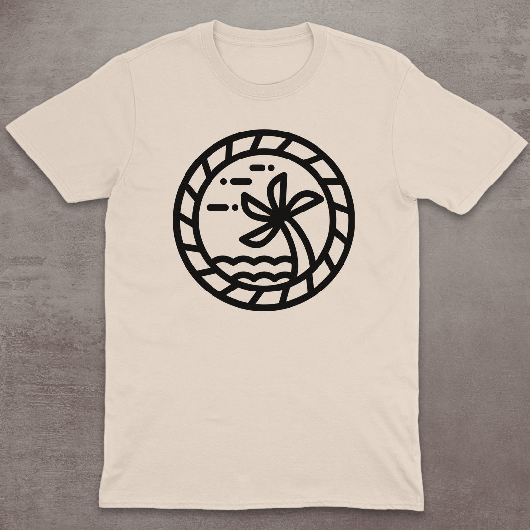 Tropical Escape Emblem T-Shirt