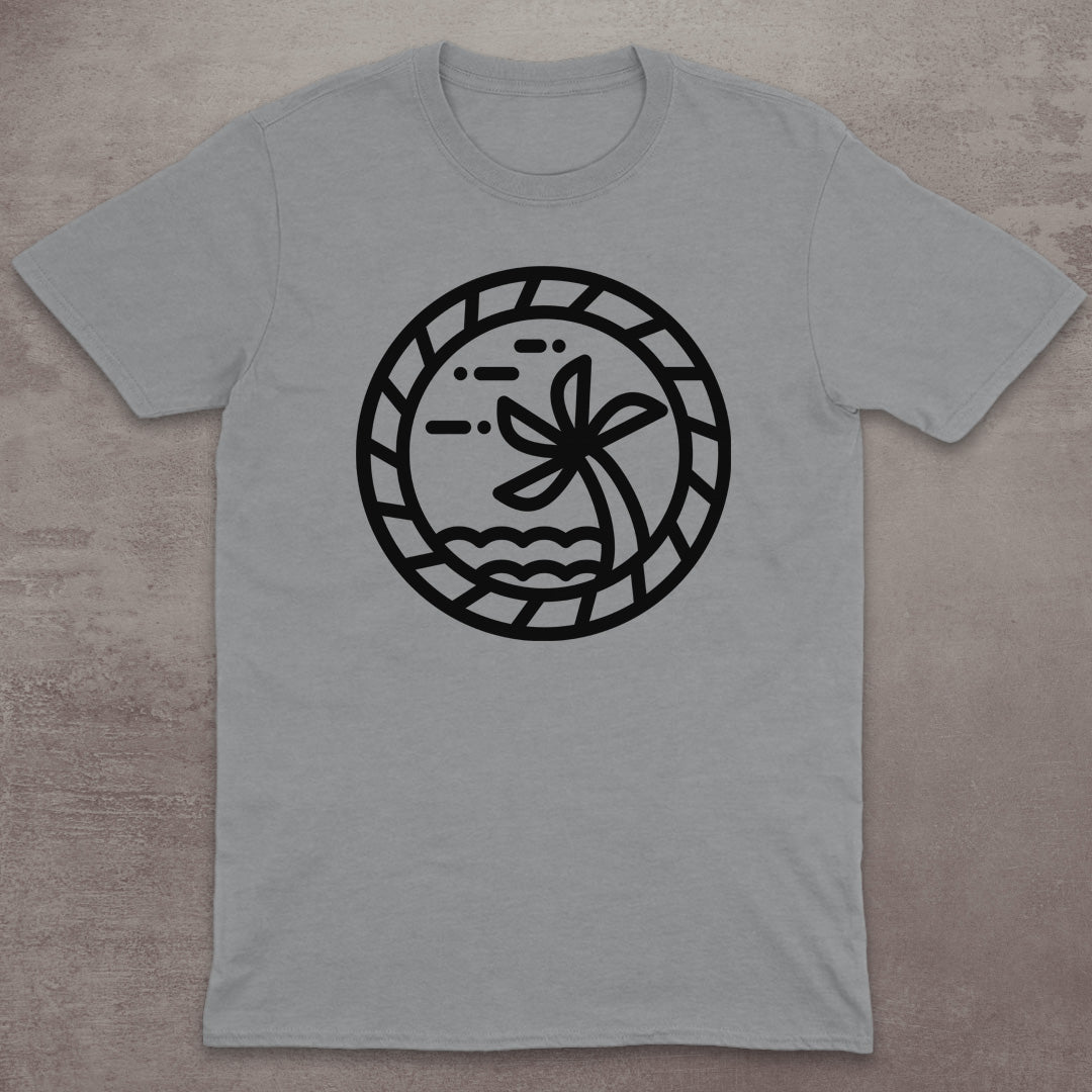 Tropical Escape Emblem T-Shirt