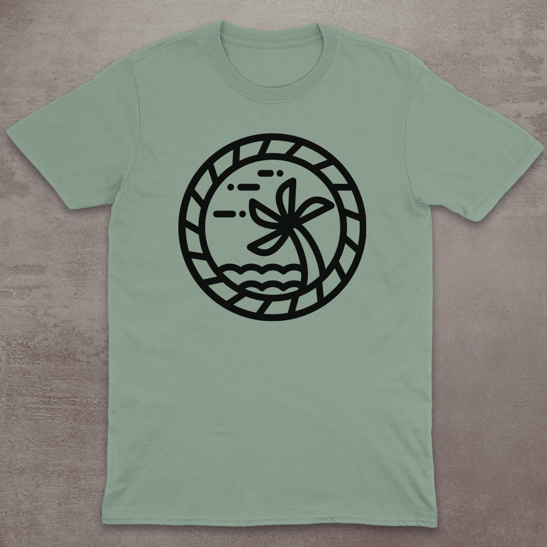 Tropical Escape Emblem T-Shirt
