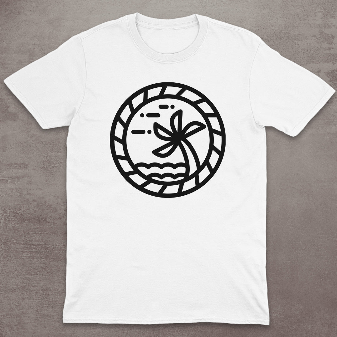 Tropical Escape Emblem T-Shirt