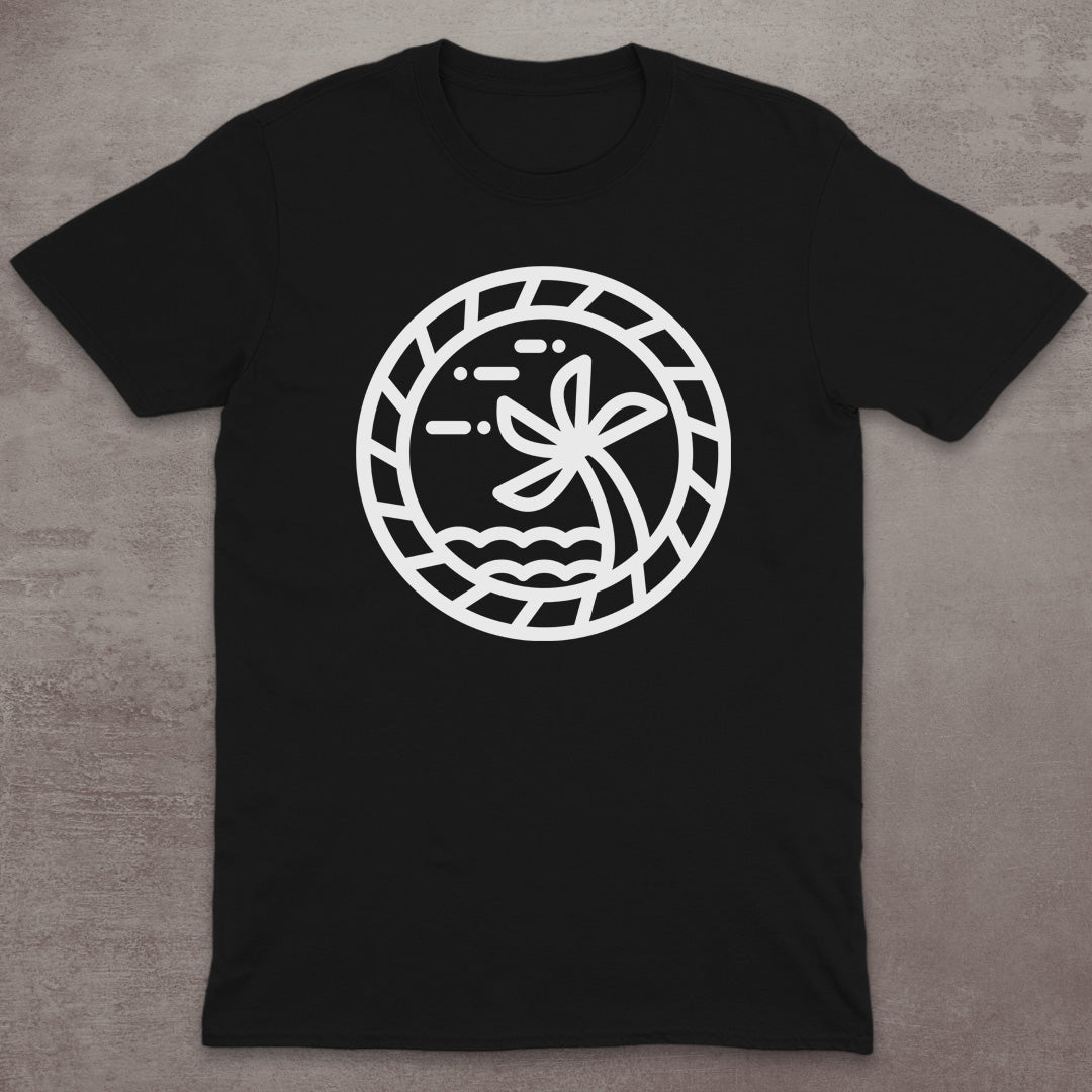 Tropical Escape Emblem T-Shirt