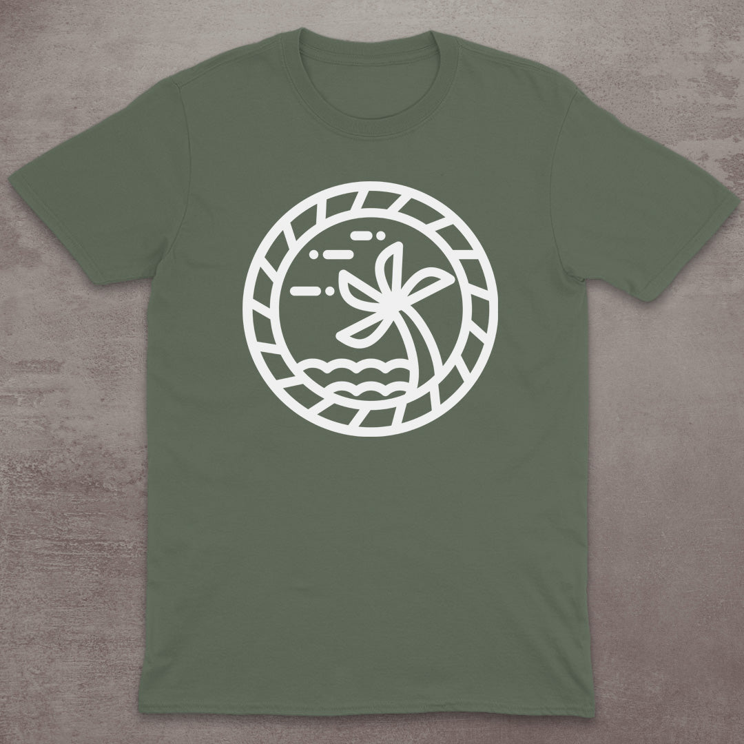 Tropical Escape Emblem T-Shirt