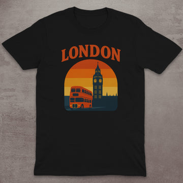 London Retro Double-Decker T-Shirt