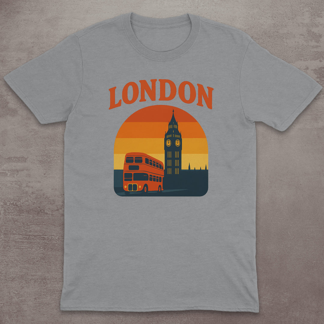 London Retro Double-Decker T-Shirt