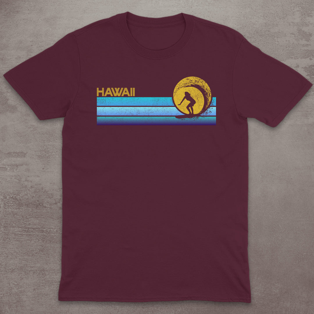 Retro Hawaii Surf T-Shirt