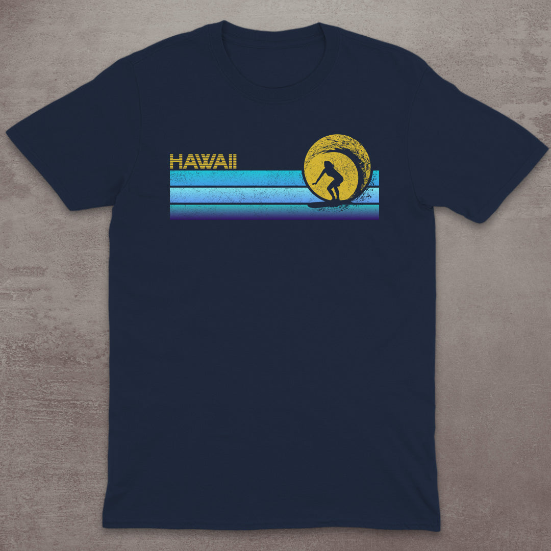 Retro Hawaii Surf T-Shirt