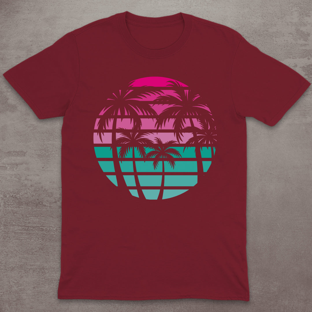 Retro Palm Sunset T-Shirt