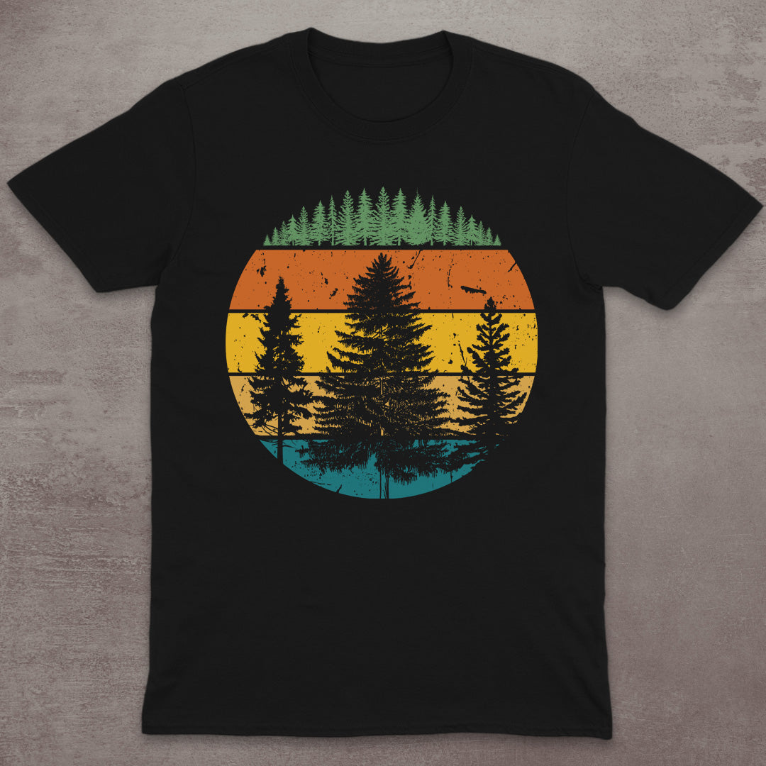 Retro Pine Forest T-Shirt
