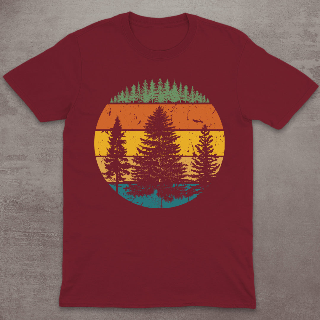 Retro Pine Forest T-Shirt
