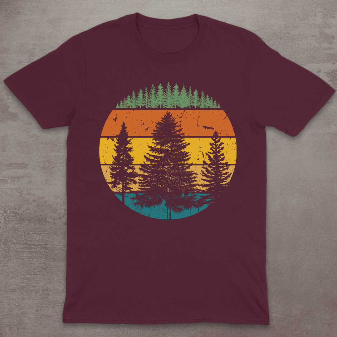 Retro Pine Forest T-Shirt