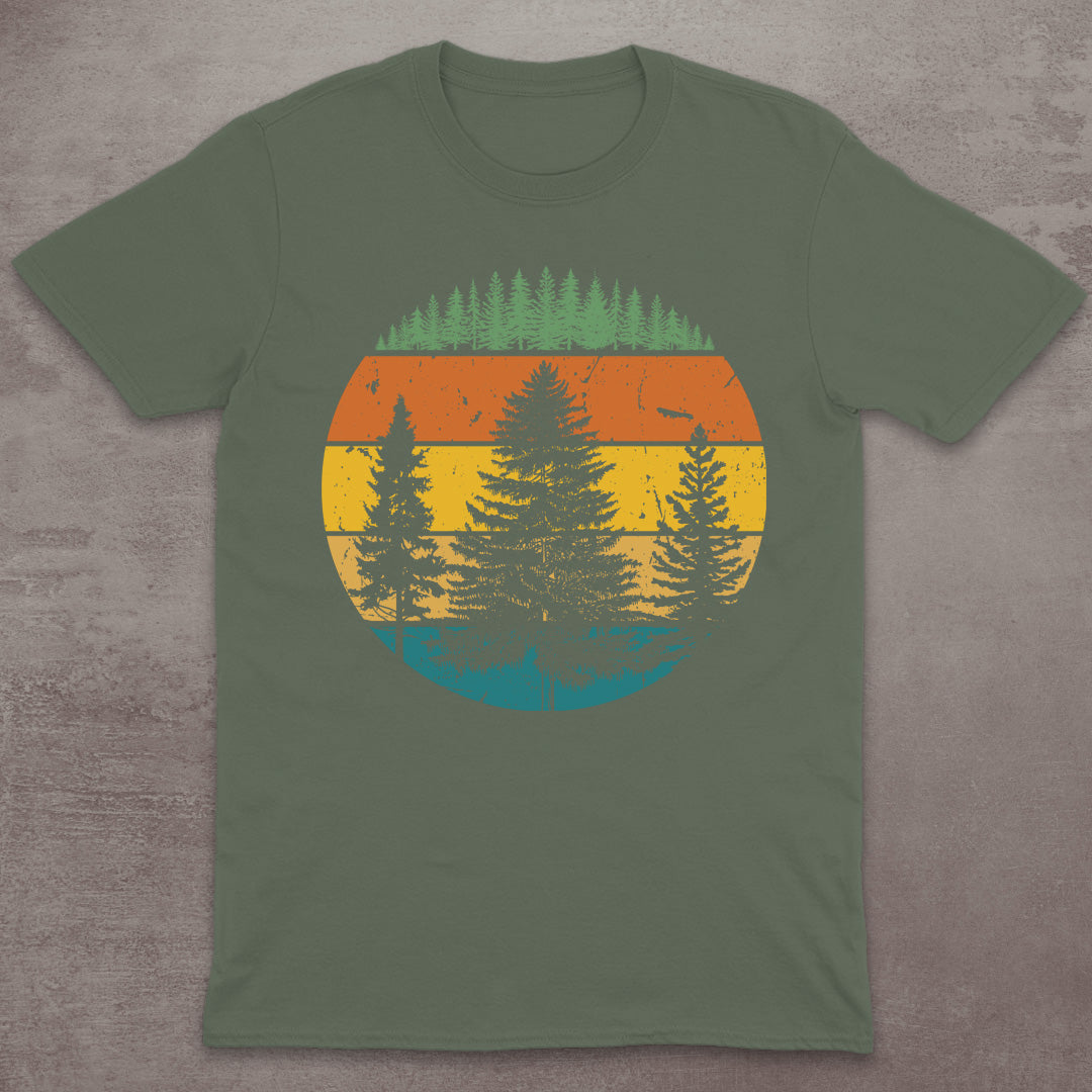Retro Pine Forest T-Shirt