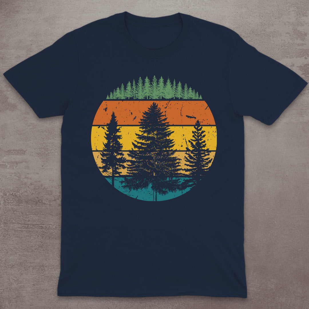 Retro Pine Forest T-Shirt