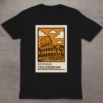 Roman Colosseum Vintage Poster T-Shirt