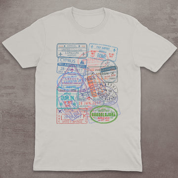 Passport Stamp Explorer T-Shirt