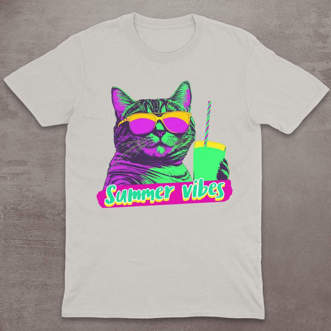 Summer Vibes Cat T-Shirt