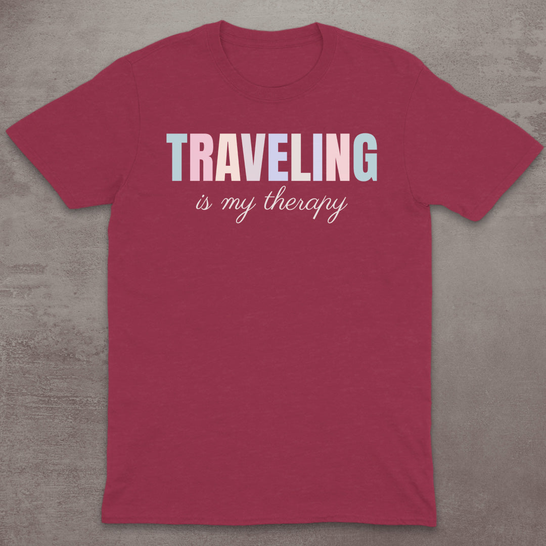 Traveling Is My Therapy T-Shirt
