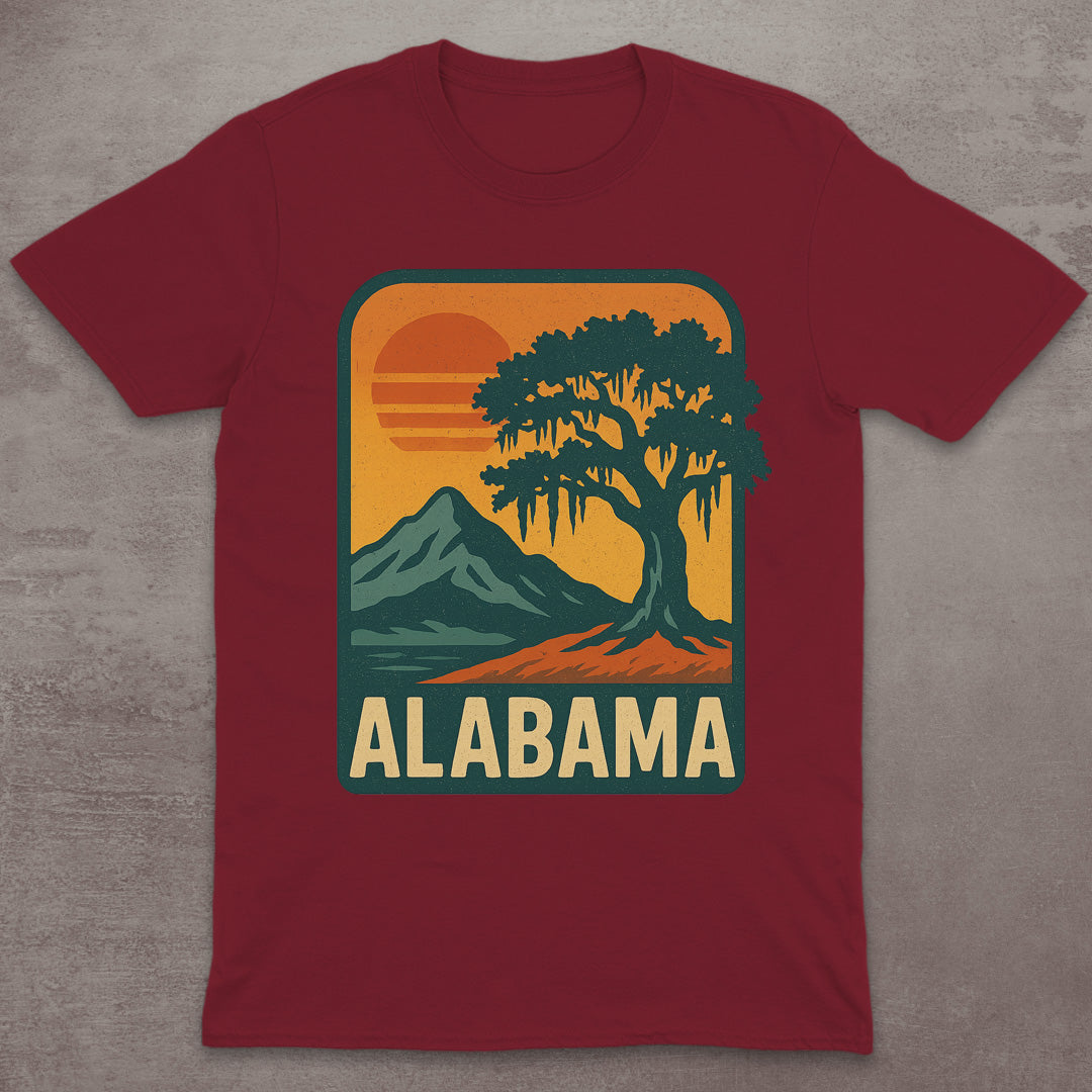 Alabama Sunset Tree T-Shirt