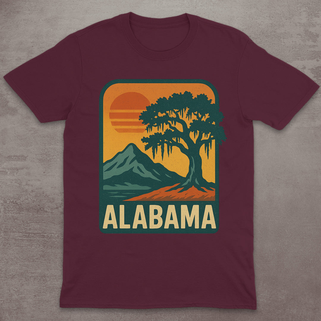 Alabama Sunset Tree T-Shirt