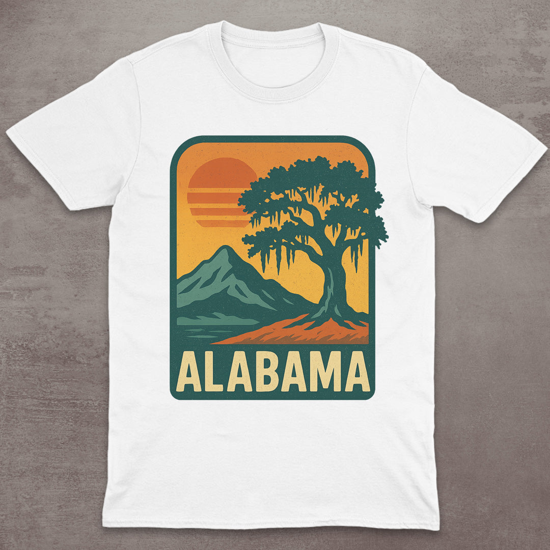 Alabama Sunset Tree T-Shirt