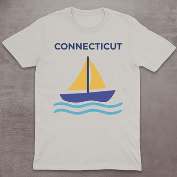Connecticut Sailboat T-Shirt