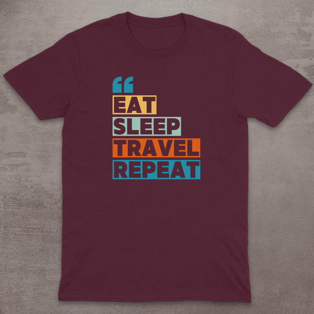 Eat Sleep Travel Repeat T-Shirt