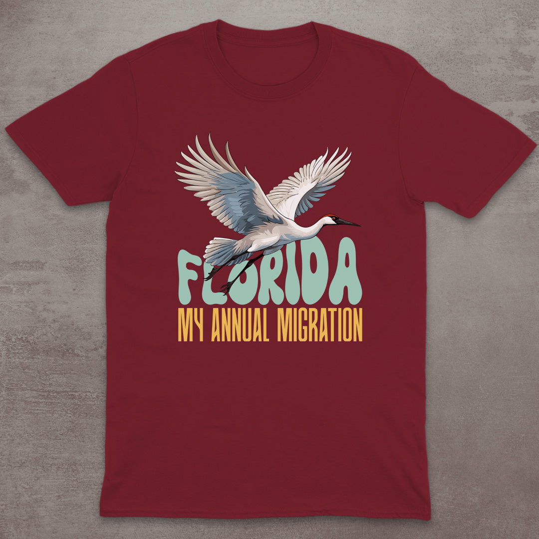 Florida – My Annual Migration T-Shirt