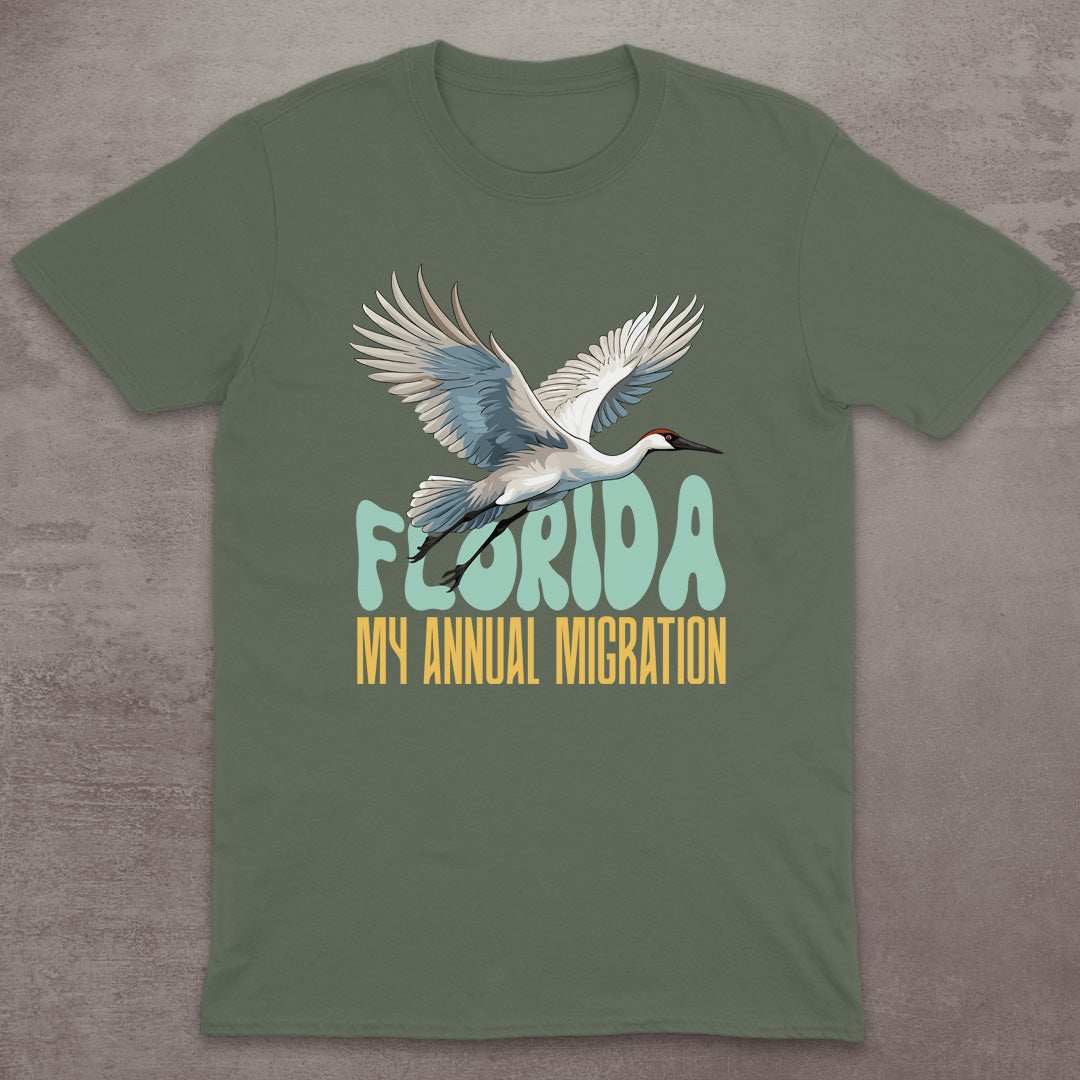 Florida – My Annual Migration T-Shirt