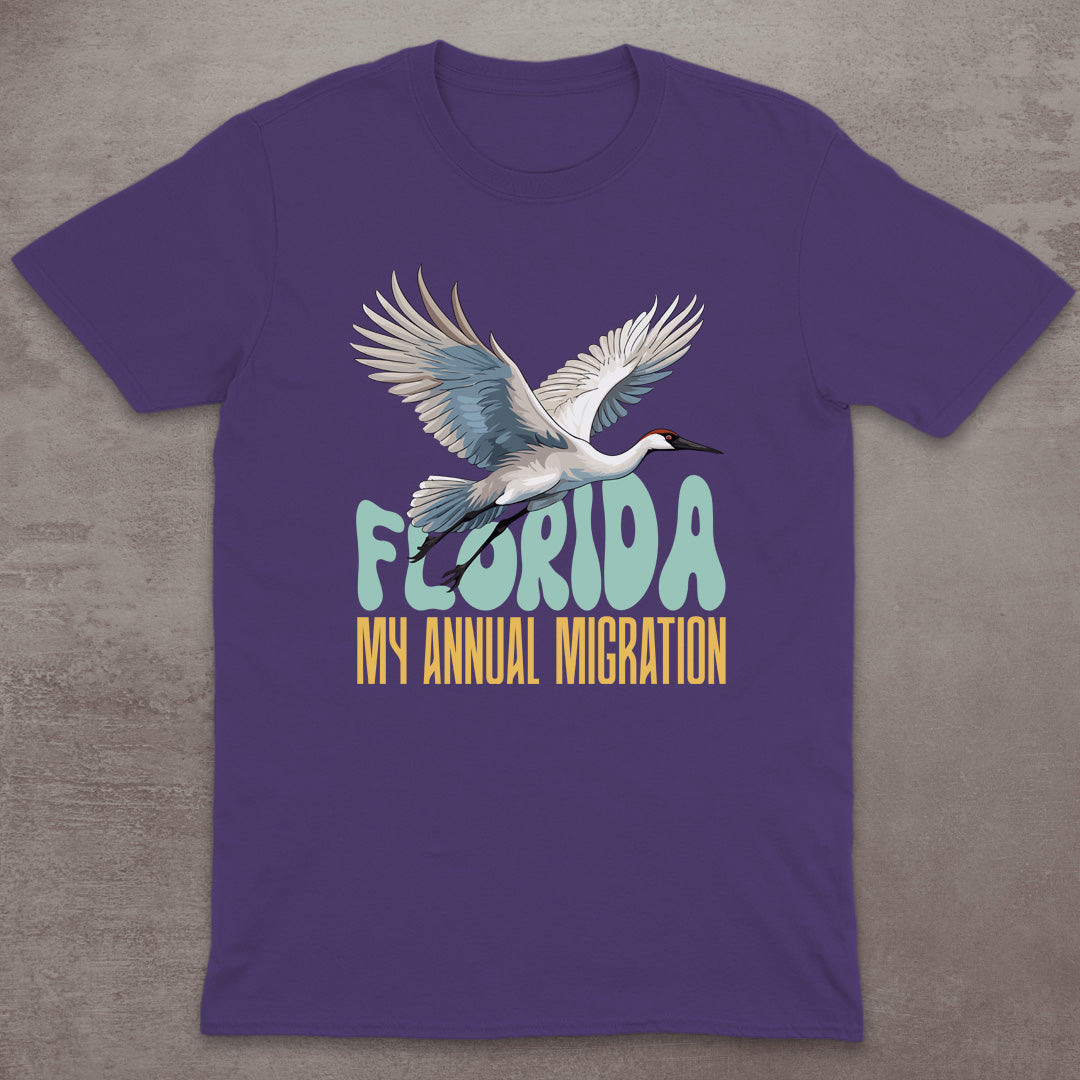 Florida – My Annual Migration T-Shirt